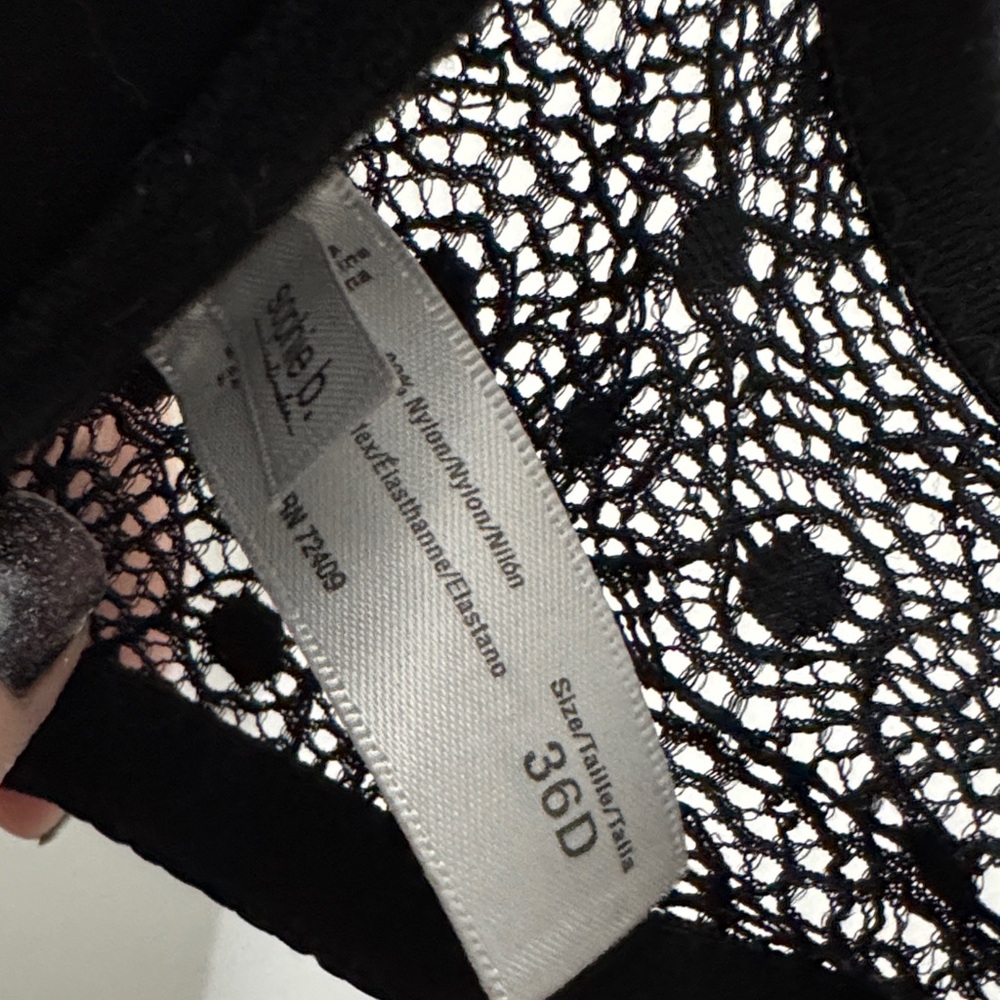 Sophie B. Black Lace Bra - Picture 2 of 5